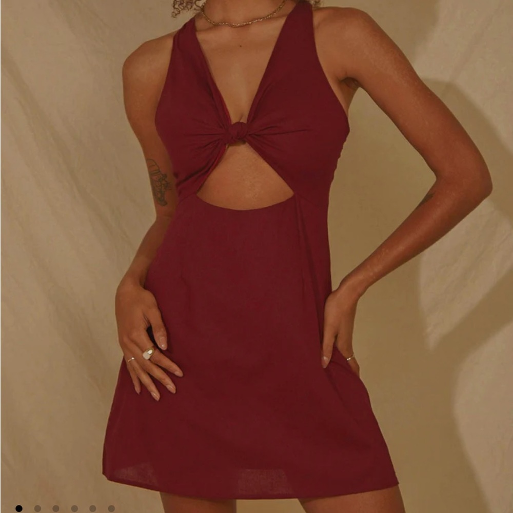 XS Linen PepperMayo mini dress